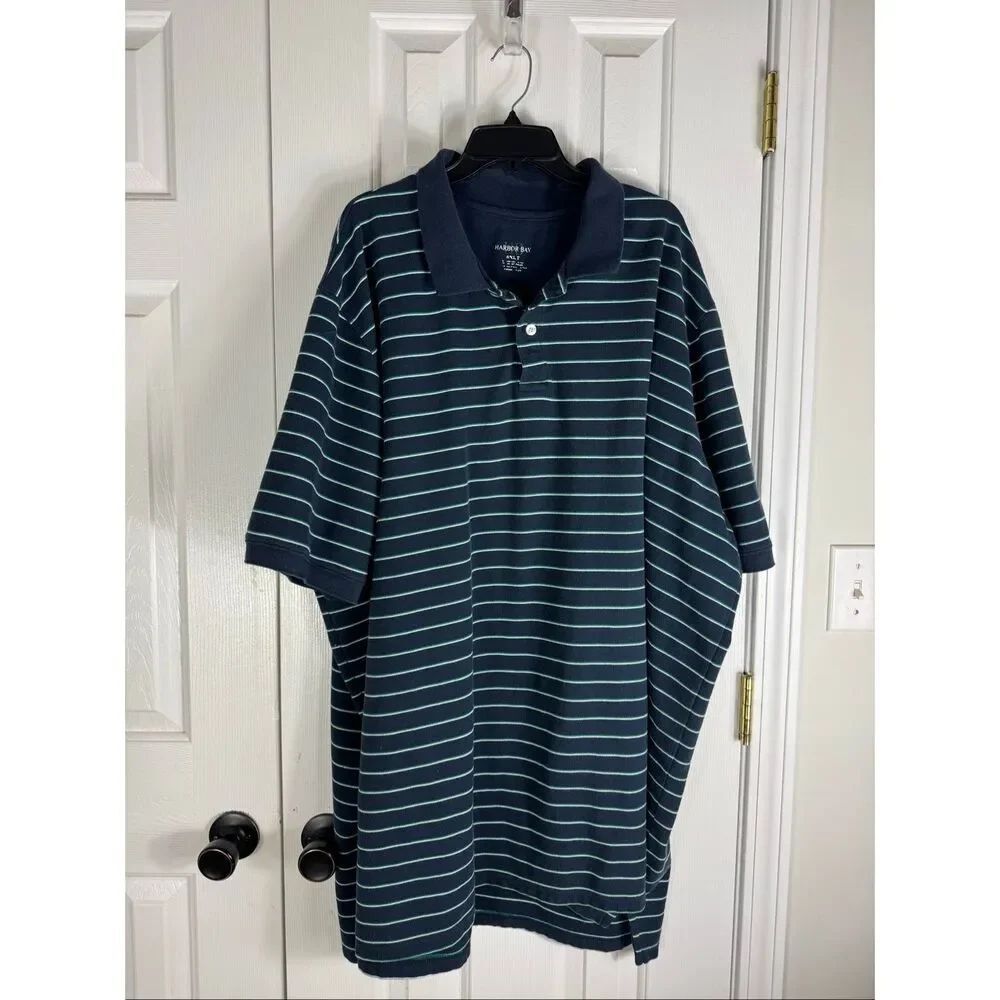 Harbor Bay Men’s Striped Shirt Size 6 XLT